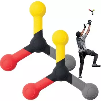 Тренажер для реактивного захвата для улучшения зрительно-моторной координации и скорости реакции. Тренажер для тренировки скорости бейсбольного боксерского рефлекса. Red