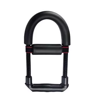 Тренажер для рук, 45 фунтов, регулируемый тренажер для предплечий и запястий, силовой тренажер, силовой усилитель, силовое оборудование для фитнеса чёрный