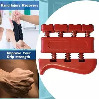 Тренажер для силы хвата Тренажер для пальцев Музыканты Скалолазы Портативный тренажер для хвата Рука чёрный