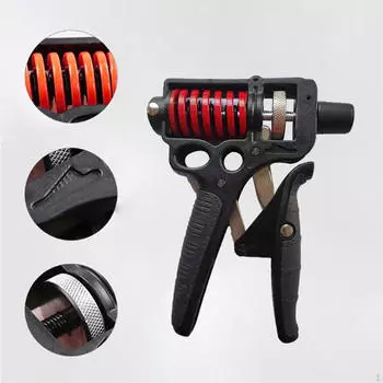 Тренажер для силы рук, домашний тренажерный зал, офис, сверхмощный растяжитель для пальцев, захват для запястья, предплечья красный