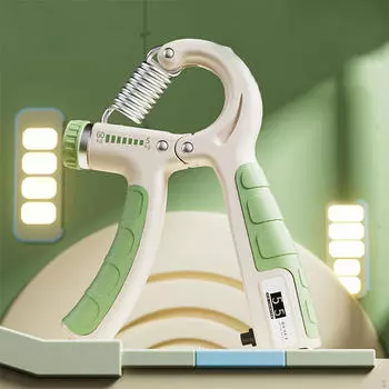 Тренажер для силы захвата, регулируемый тренажер для взрослых от 5 до 60 кг, тренажер для расширения рук, тренировка для зелёный