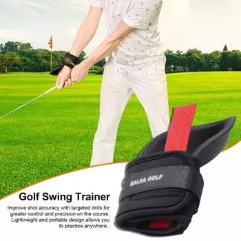 Тренажер для свинга для гольфа, приспособление для тренировки запястий для гольфа, корректор осанки для гольфа, оборудование для тренировки запястий для начинающих чёрный