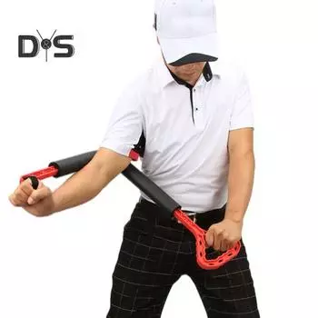 Тренажер для свинга в гольфе Тренажер для вращения в гольфе Режимы поворота на 90 градусов и полного поворота Учебное пособие по гольфу Качели Корректор осанки для начинающих красный