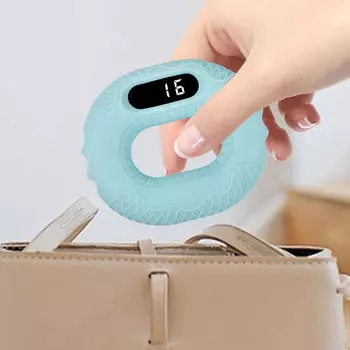 Тренажер для укрепления хвата руки, гибкий тренажер для пальцев предплечья для тренировок взрослых зелёный