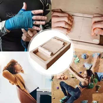 Тренажер для укрепления пальцев, деревянный усилитель хвата, блок для хвата, скалолазание, силовые упражнения для пальцев, оборудование для домашнего спортзала, скалолазание