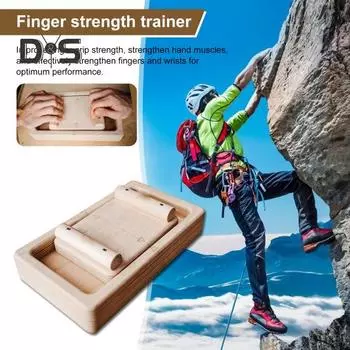 Тренажер для укрепления пальцев, деревянный усилитель хвата, блок для хвата, скалолазание, силовые упражнения для пальцев, оборудование для домашнего спортзала, скалолазание