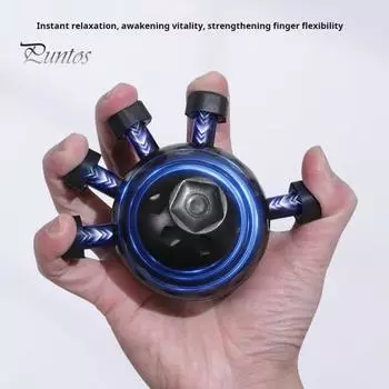 Тренажер для укрепления пальцев, кистевой эспандер, силовой тренажер, портативный силиконовый растягиватель пальцев, тренажер для тренировки предплечья и пальцев рук розовый