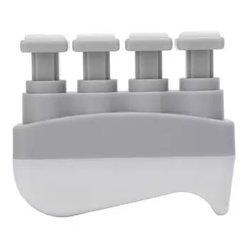 Тренажер для укрепления пальцев, повышение ловкости, регулируемый силовой тренажер для пальцев, серый