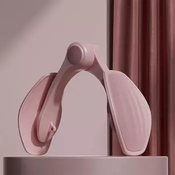 Тренажер для внутренней части бедра Тренажер для бедер Компактное оборудование для тренировки мышц таза розовый