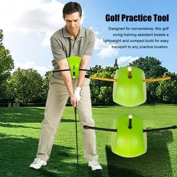 Тренажер для замаха в гольфе, помощь в позиционировании рук, исправление осанки при замахе в гольфе, практические инструменты для обучения гольфистов от новичков до профессионалов B