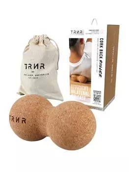 Тренажер Массажный мяч Cork Hard Small Foam Roller в форме арахиса для миофасциального релиза [TRNR]