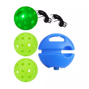 Тренажер Pickleball для самостоятельного обучения, светодиодный мяч для начинающих и упражнения со скакалкой