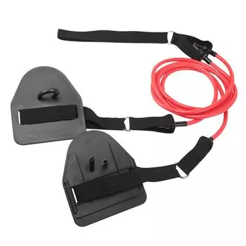 Тренажер по плаванию Тренажер для силовых тренировок по плаванию Эспандеры для упражнений с сопротивлением красный