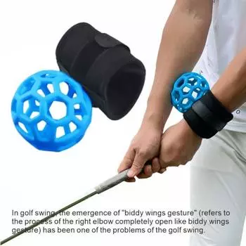 Тренажерный мяч для гольфа, мяч для тренировки запястья, умный мяч, тренировочный мяч для гольфа, корректор осанки для гольфа, аксессуар для занятий гольфом