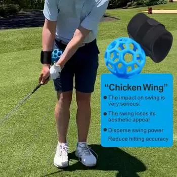 Тренажерный мяч для гольфа, мяч для тренировки запястья, умный мяч, тренировочный мяч для гольфа, корректор осанки для гольфа, аксессуар для занятий гольфом синий
