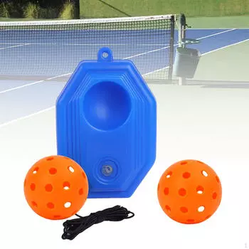 Тренажерный мяч Pickleball со шнуром, профессиональное тренировочное пособие для жёлтый