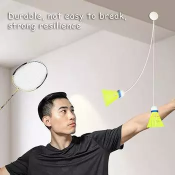 Тренажеры для бадминтона Stretch Professional Badminton Machine Robot Racket Training Sport Self-Study Practice Training Accessories