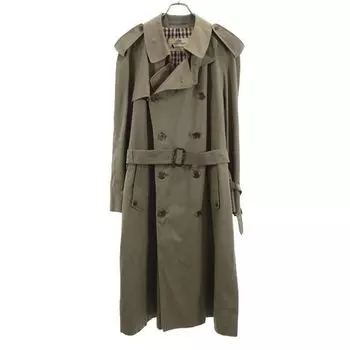 Тренч Aquascutum Сделано в Великобритании Хаки Мужской Б/У