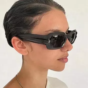 Trend Box Солнцезащитные очки гофрированные ножки вогнутые хип-хоп солнцезащитные очки очки