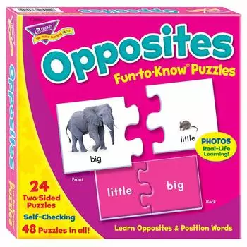 Trend English Vocabulary Puzzle Opposites Words Trend Fun to Know Puzzles Opposites T-36004