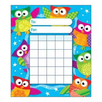 Trend Enterprises Trend Incentive Pads Совы-Звезды! Т-73034