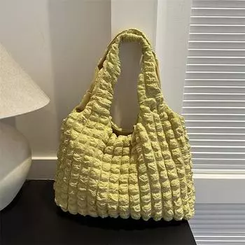 Trend fashion shoulder bag 2024 new bag women s personality niche tote bag large capacity retro handbag чёрный