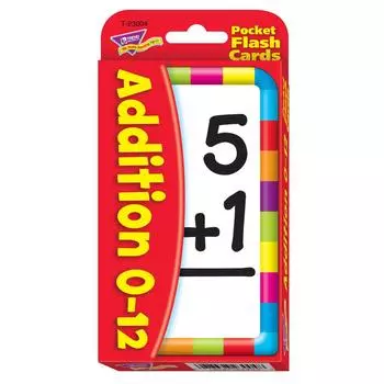 Trend Flash Cards Addition from 0 to 12 Card Game