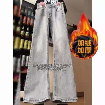 Тренд Гонконга, мужские летние новые прямые джинсы с персонализированными надписями в стиле хип-хоп, модные уличные модные красивые брюки в стиле хулиган S