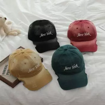 Тренд хип-хопа на открытом воздухе 2025 года, четырехсезонная хардтоп-кепка с вышитыми буквами, персонализированная уличная бейсболка с козырьком M56-58cm белый