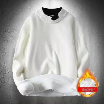 Trend Ins осень и зима, очень холодный, теплый утолщенный мужской толстый свитер с толстым ворсом и толстой нижней иглой Tide L розовый