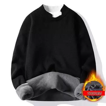 Trend Ins осень и зима, очень холодный, теплый утолщенный мужской толстый свитер с толстым ворсом и толстой нижней иглой Tide L розовый