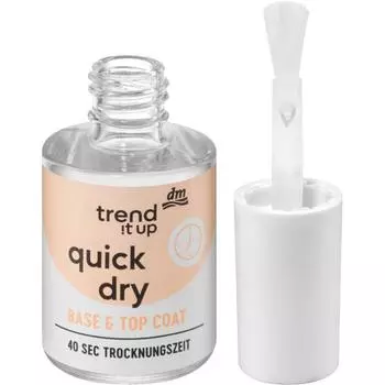 Trend It Up Base & Top Coat Quick Dry Transparent 10.5ml