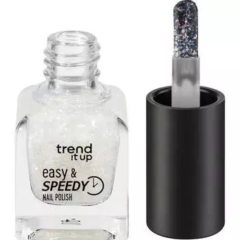 trend it up trend it up nail polish 470 transparent glitter, 6ml