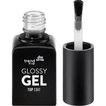 trend it up trend !t up top coat glossy gel transparent, 11ml