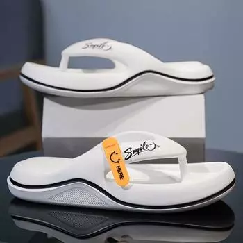 Трендовые мужские шлепанцы, летние, новые, разноцветные, пляжные тапочки, мягкие, эластичные, повседневные, мужские тапочки, мужская обувь для прогулок на открытом воздухе 40-41 хаки