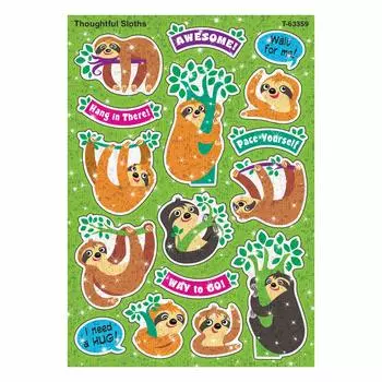 Trend Seal Glitter Thinkful Sloths 32 шт. T63359