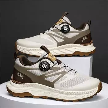 Trend Shoes For Men Street Style Sport Walking Sneakers Men New Casual Shoes Sneakers Male Fashion Men s Shoes 39 бежевый