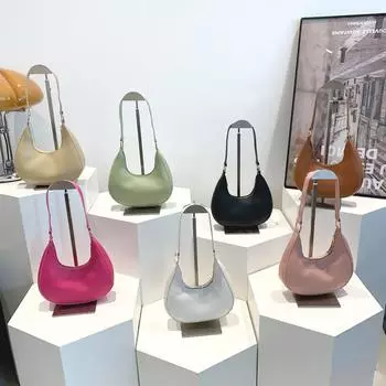 Трендовая модная сумка через плечо, простая повседневная сумка через плечо для женщин 2024 года, популярная новая простая повседневная сумка для женщин чёрный