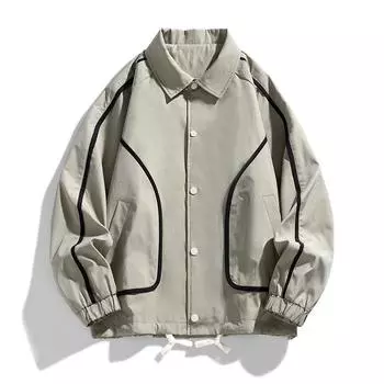 Трендовая мужская весенне-осенняя модная японская подростковая универсальная куртка повседневная мужская одежда M