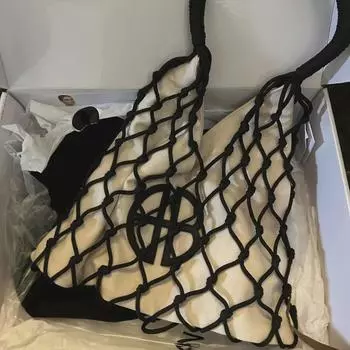 Трендовая женская сумка через плечо ручной работы 2023 года — Celebrity Style чёрный