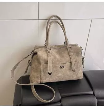 Трендовая женская сумка-тоут женская весенне-летняя новая модная вместительная сумка-тоут высококлассная сумка на плечо хаки