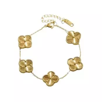 Трендовое женское ожерелье на ключицу с четырехлистным клевером 2023 года — стильный и уникальный дизайн