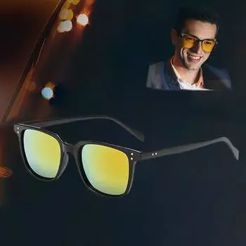 Трендовые маленькие мужские квадратные солнцезащитные очки женские модные зеркальные очки летние солнцезащитные очки для вождения оправа