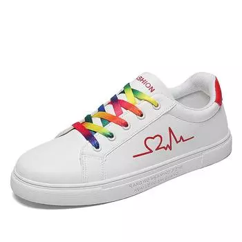 Трендовые мужские и женские нескользящие износостойкие повседневные туфли унисекс с мягкой подошвой спортивная обувь белые дышащие кроссовки для бега и скейтбординга 35