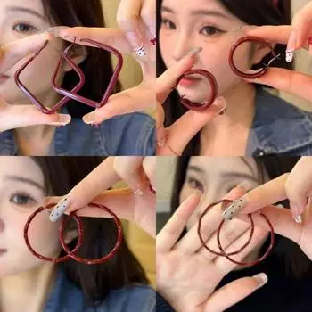 Трендовые серьги в стиле ретро 2025 года класса люкс: Дизайн осень/зима