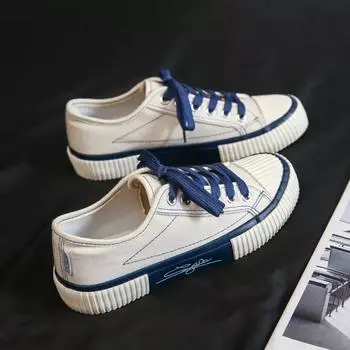 Трендовые женские парусиновые туфли, балетки, вулканизированные туфли для женщин, весенние удобные повседневные кроссовки, обувь для парных прогулок 35