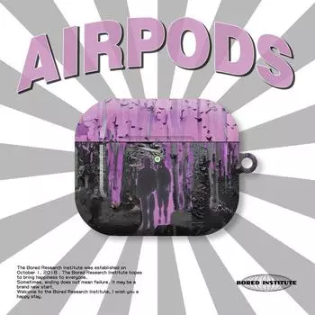 Трендовый ретро чехол для наушников Airpods 3-го поколения Airpodspro 2-го поколения/поколения Защитная крышка Глянцевый жесткий чехол Airpods 4-го поколения Apple AirPods