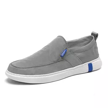 Trendy Brand New Men s Canvas Shoes Lightweight Comfortable Men s Casual Shoes Daily Dark Blue Men s Driving Shoes Free Delivery 39 синий