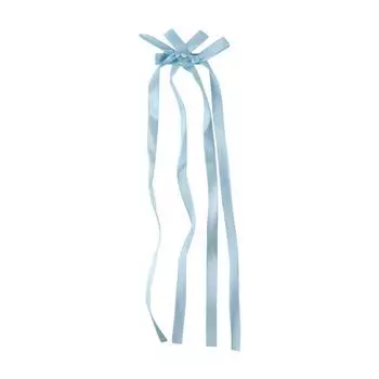 Trendy Cloth Long Ribbon Hair Clip Lolita Hair Tie Bowknot Hair Tie Hair Clip Balletcore Y2k Hair Tie Female