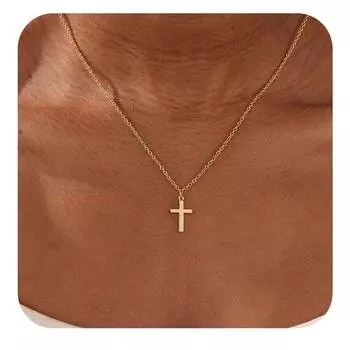 Trendy Cross Pendant Neck Chain Does Not Fade, Personalized Design Sense, Versatile and Exquisite Collarbone Chain